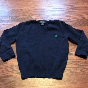 Polo Ralph Lauren V Neck Sweaters 3T blue